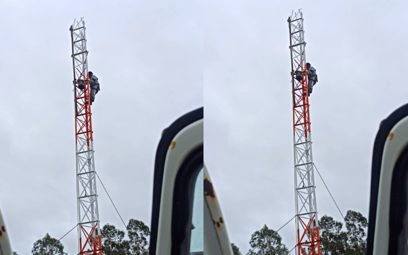 Nova antena da RÁDIO SÃO LOURENÇO está sendo montada