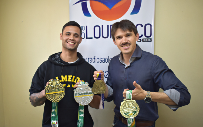 Muaythai: ‘O Campeão’ no SLR após mais uma medalha, agora no Sul-Americano
