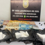 POLÍCIA CIVIL DE SÃO LOURENÇO DO SUL REALIZA PRISÃO DE DUAS PESSOAS POR TRÁFICO DE DROGAS